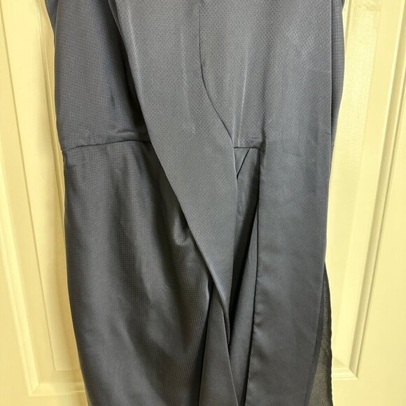 Ted Baker London Navy Blue Long Midi Dress Women’s Size 1 - Picture 10 of 15